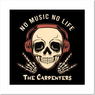 No music no life the carpenters Posters and Art